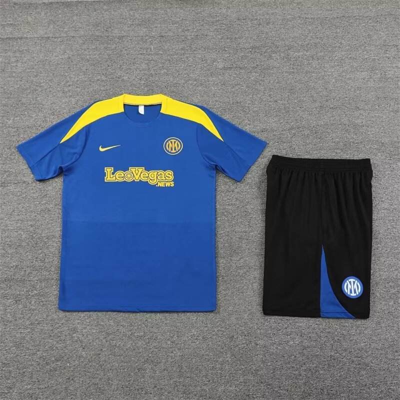 24/25 Kids Inter Milan Blue Short Sleeves Size16-28