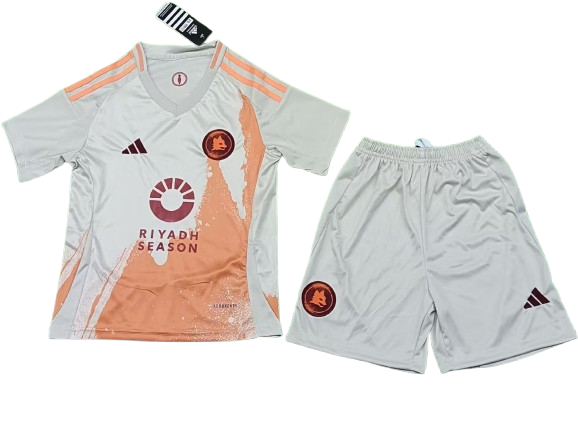 Kids Roma Away Jersey Kit 2024/25