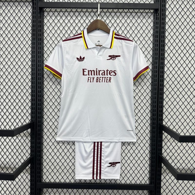 Arsenal 2025/26 Away Second Shirt- Kids' Kit