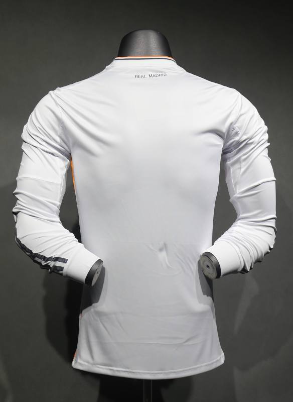 Retro Real Madrid Home Long Sleeve Player Edition 2013/14