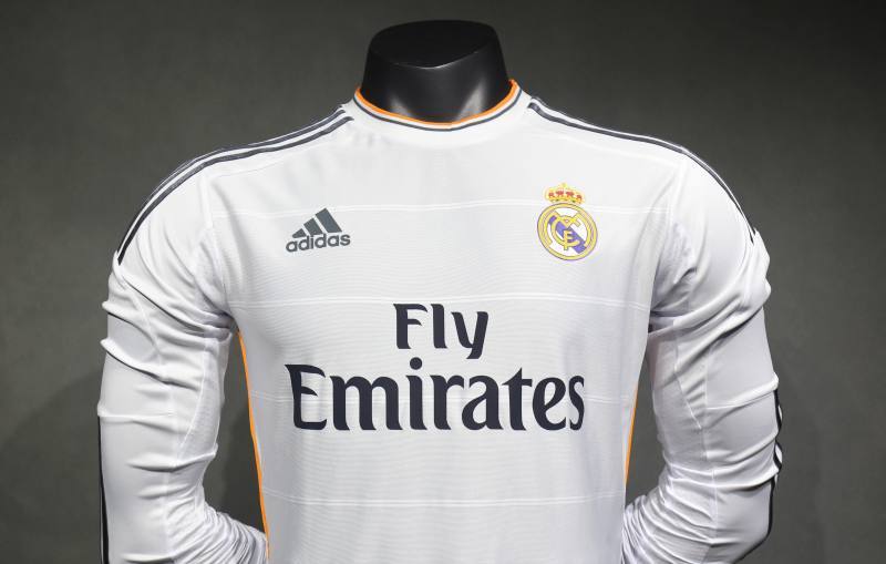 Retro Real Madrid Home Long Sleeve Player Edition 2013/14