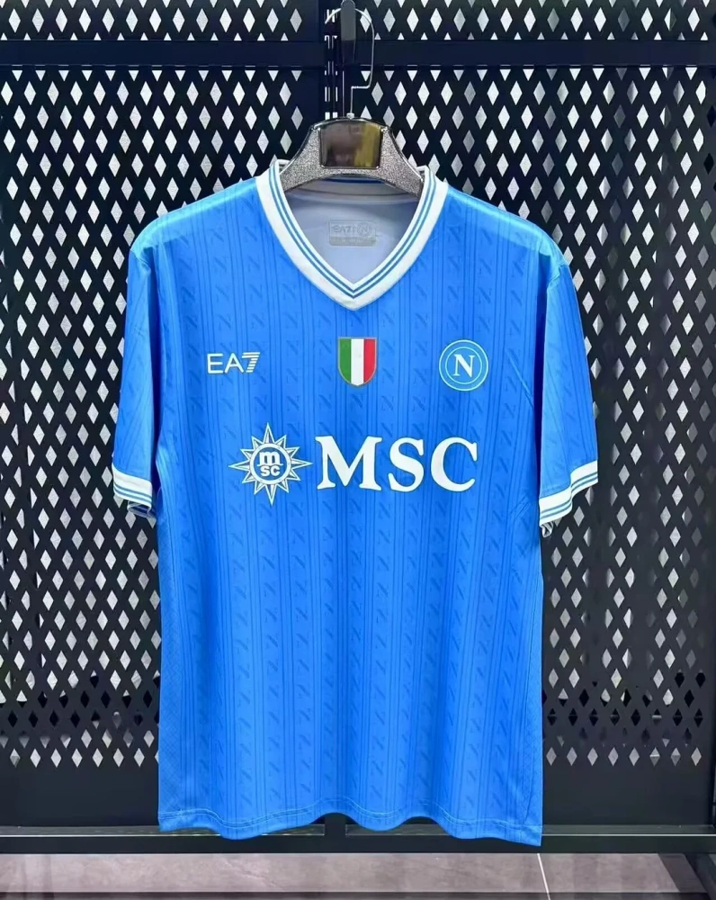 Napoli Home Jersey Player Version 2025/26
