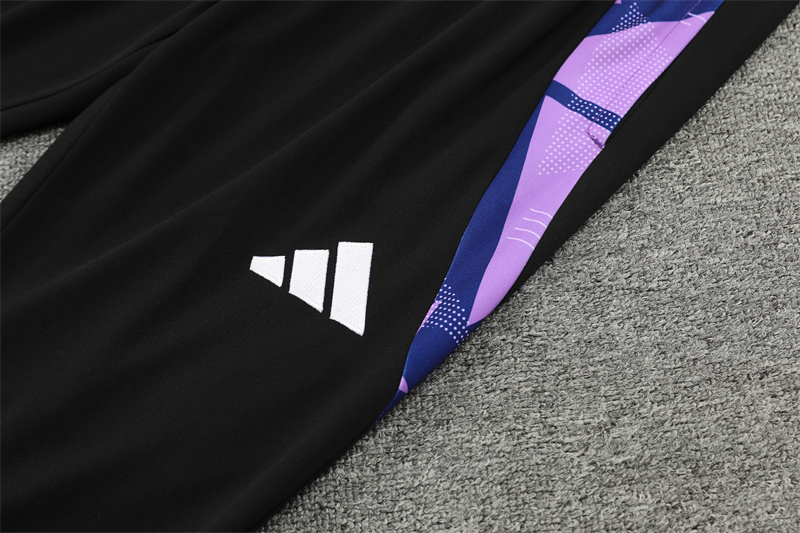 2024/2025 Germany Half-Pull Training Wear Purple Football Shirt Kids Size