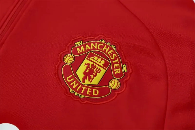 2025/2026 Manchester United Half-Pull Training Wear Football Shirt Kids Size