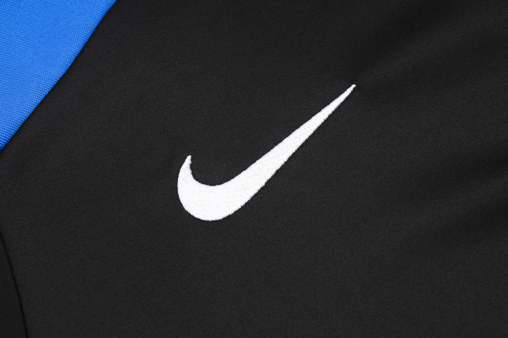 2024/2025 Inter Milan Half-Pull Training Wear Black Football Shirt