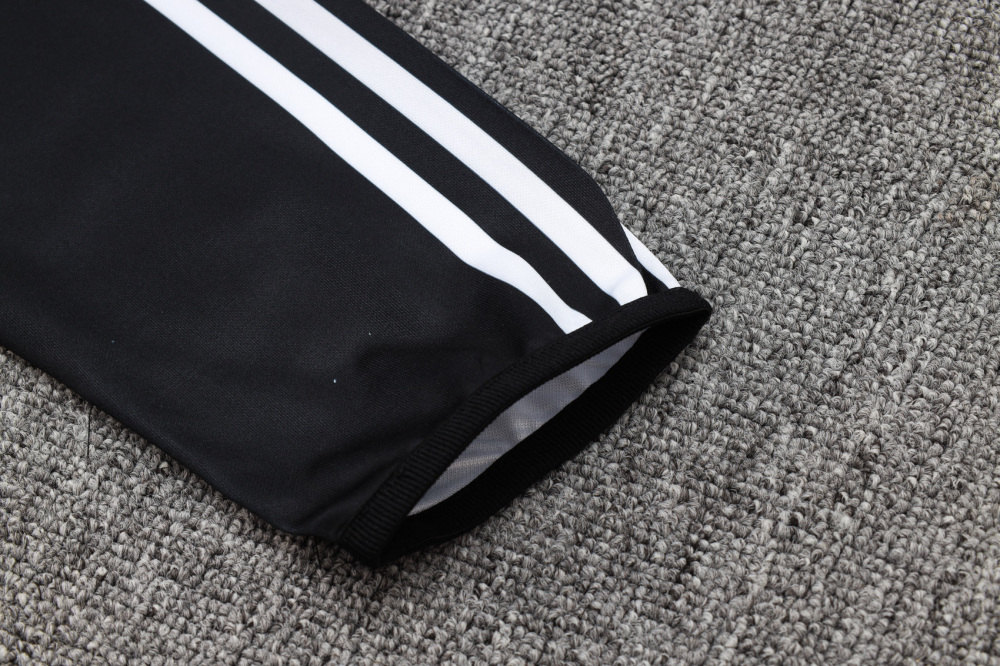 2024/2025 Germany Half-Pull Training Wear Black Football Shirt Kids Size
