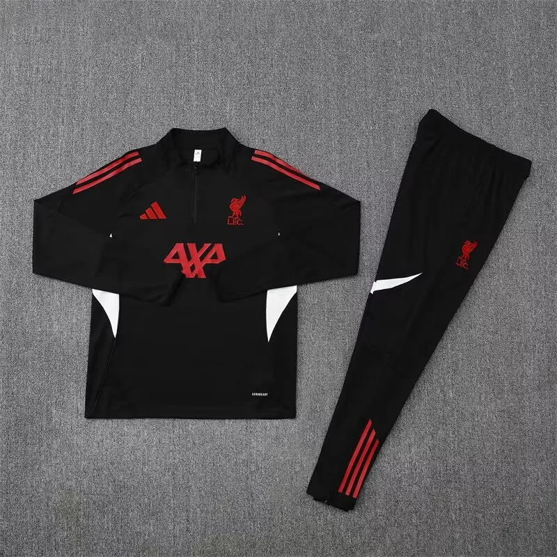 2025/2026 Liverpool Half-Pull Training Suit Football Shirt 1:1 Thai Quality Set