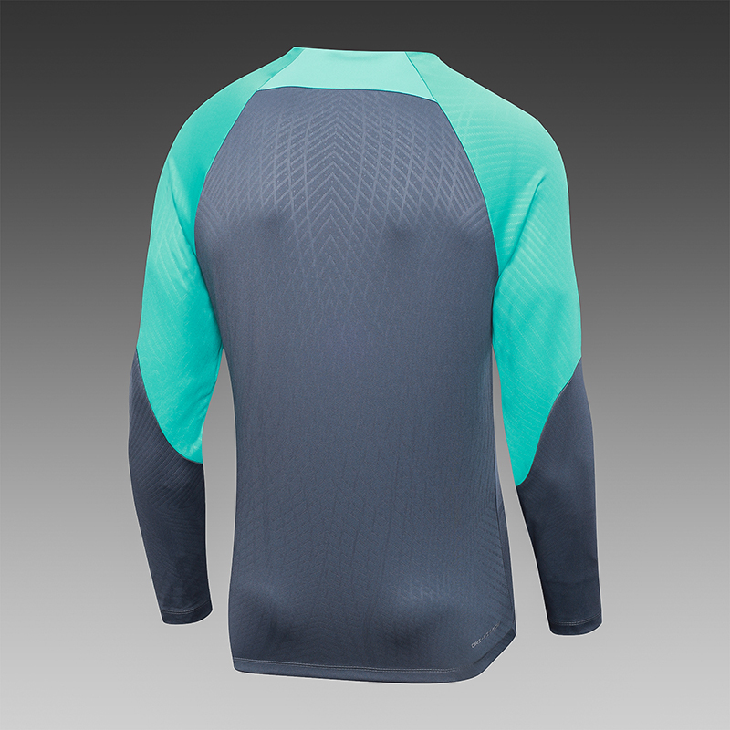2023/2024 Barcelona Half-Pull Training Suit Grey Football Shirt 1:1 Thai Quality Set