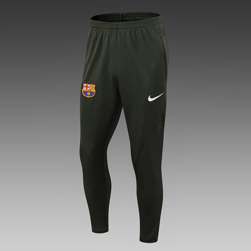 2023/2024 Barcelona Half-Pull Training Suit Light Gray Football Shirt 1:1 Thai Quality Set