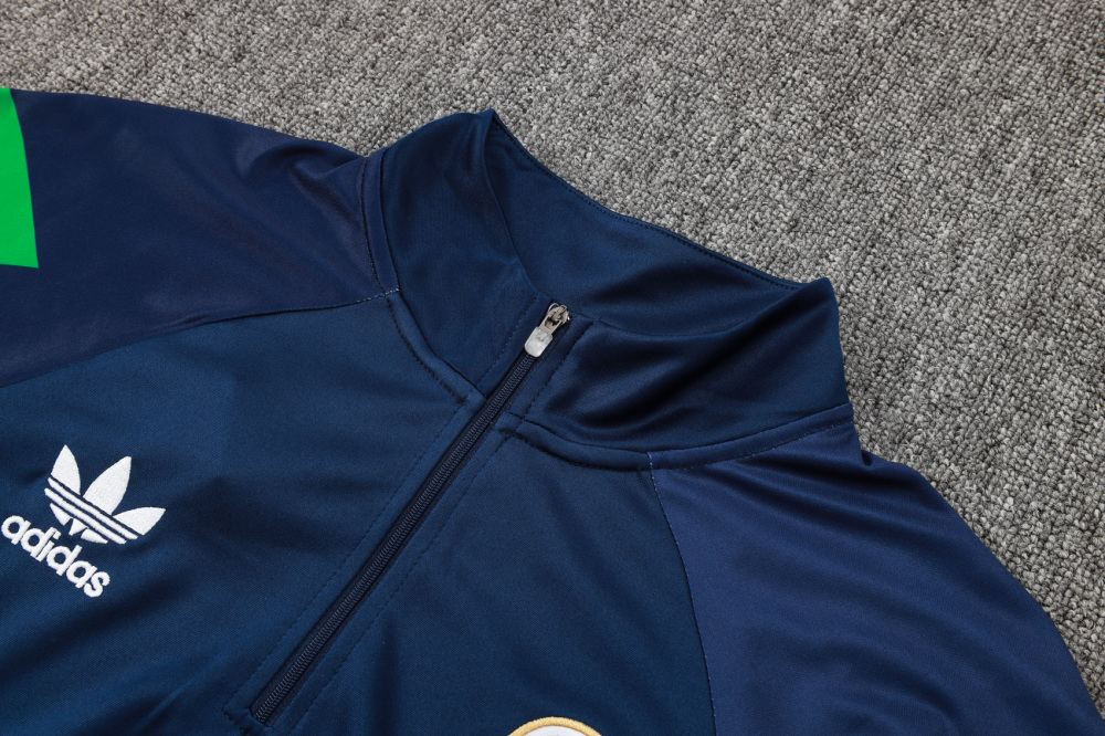 2024/2025 Italy Half-Pull Training Wear Sapphire Football Shirt Kids Size