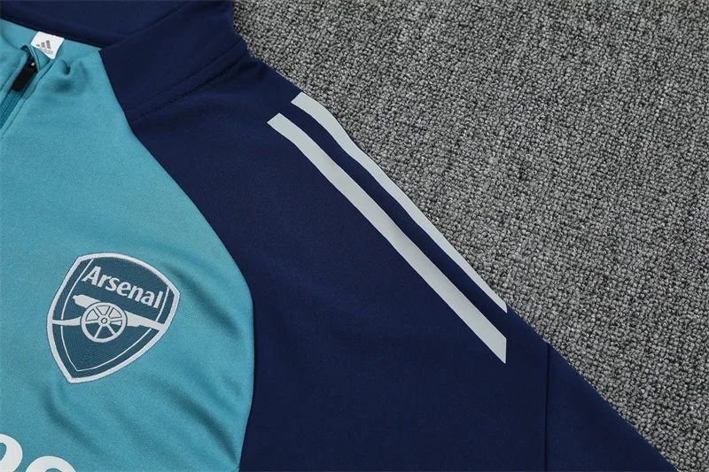 2025/2026 Arsenal Half-Pull Training Suit Football Shirt 1:1 Thai Quality Set