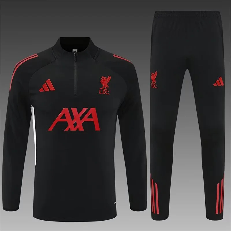 2025/2026 Liverpool Half-Pull Training Suit Football Shirt 1:1 Thai Quality Set