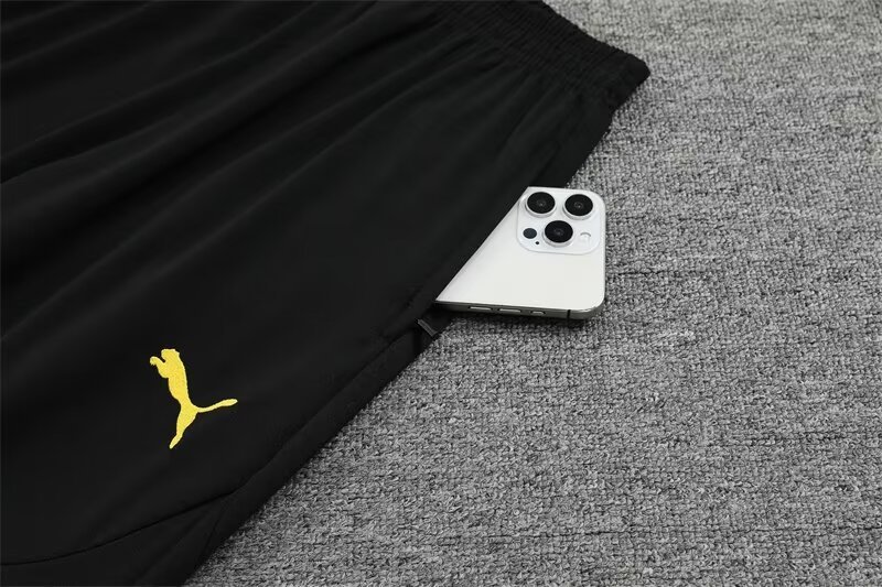 2024/2025 Dortmund Half-Pull Training Wear Yellow Football Shirt Kids Size