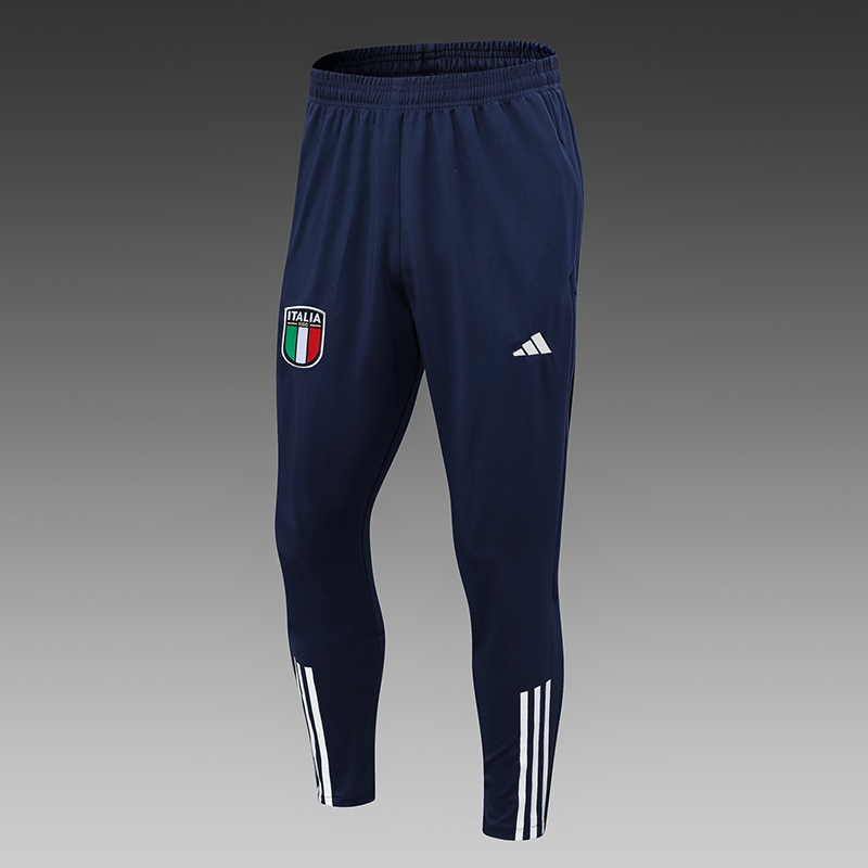 2023 Italy Half-Pull Training Suit Off White Football Shirt 1:1 Thai Quality Set