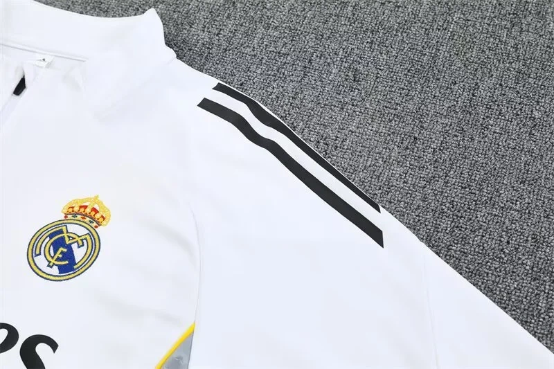 2025/2026 Real Madrid Half-Pull Training Wear Football Shirt Kids Size
