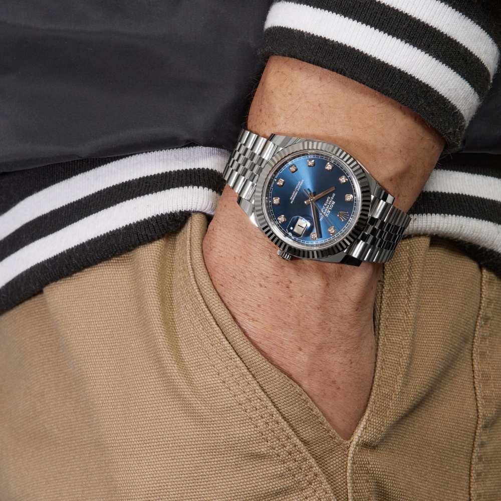 2025 Watch Datejust 126334 Stainless Steel Blue Diamond Dial Jubilee (2023)