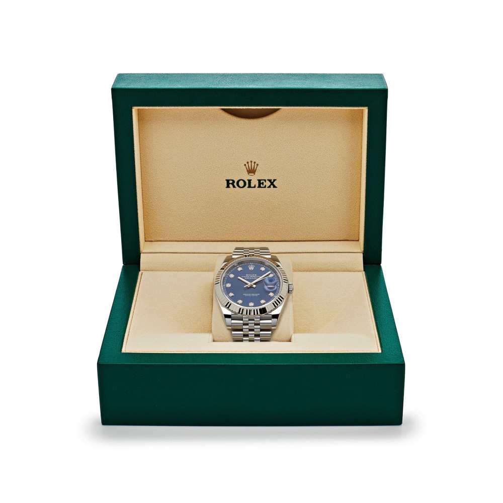 2025 Watch Datejust 126334 Stainless Steel Blue Diamond Dial Jubilee (2023)