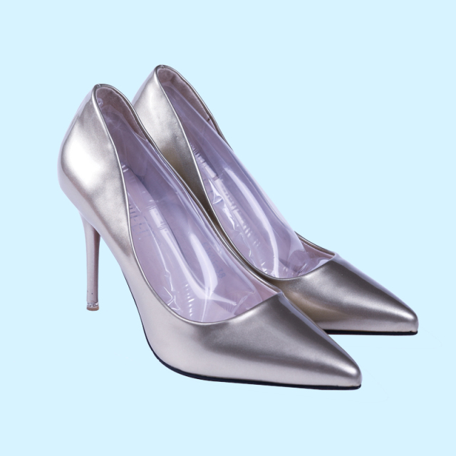 Plastic Inflatable Boot High Heel