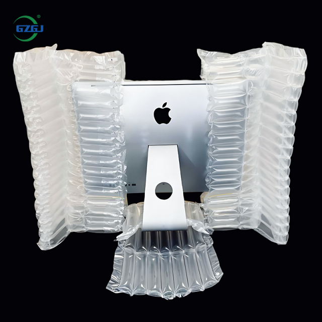 Custom Inflatable Shipping Cushion Wrap Bubble Film Mailer Computer Laptop Air Column Bag