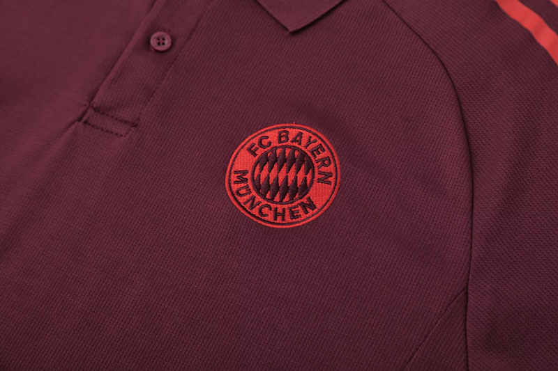 2025-2026 Bayern München Dark Red Thailand Polo Shirts-4627