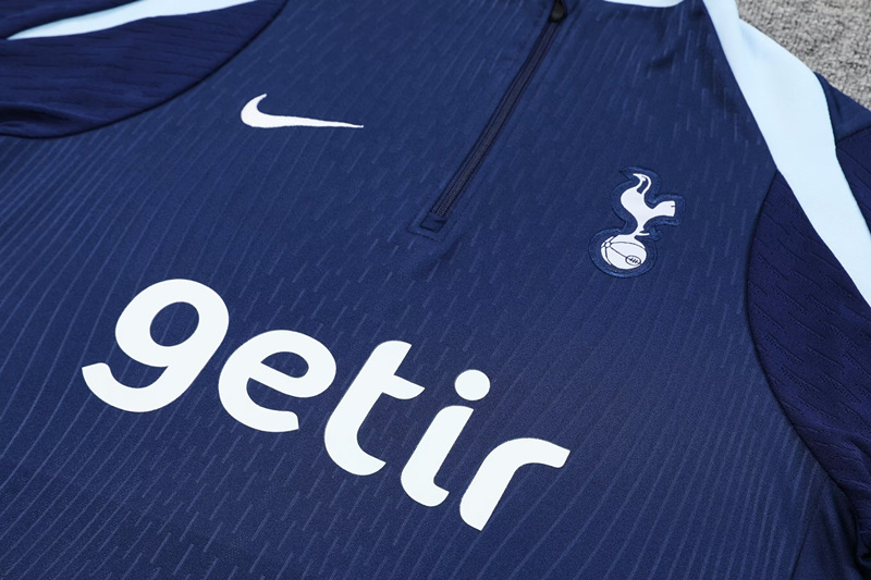 Player Version 2024-2025 Tottenham Hotspur Royal Blue Thailand Soccer Tracksuit-4627