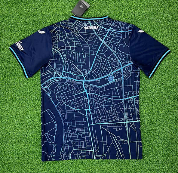 (S-4XL) 2024-2025 Bayer Leverkusen Royal Blue Thailand Soccer Jersey AAA-403