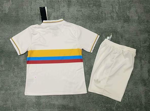 2024-2025 Colombia Home Yellow Kids/Youth Soccer Uniform-507