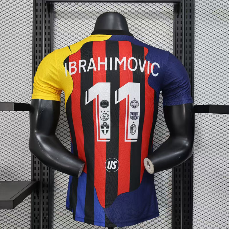 Player Version 2025-2026 Special Edition Barcelona Blue #11 Ibrahimovic Thailand Soccer Jersey AAA-888