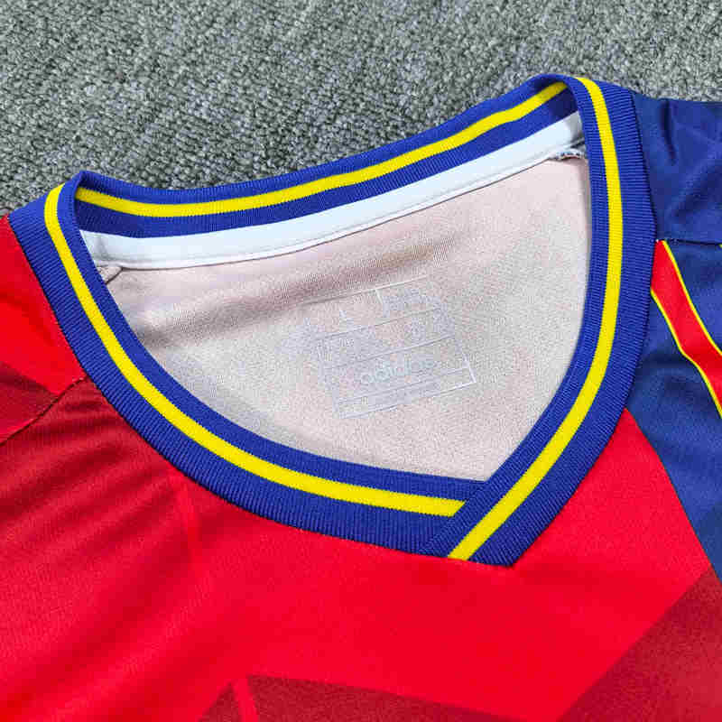 2025-2026 Spain Red&Blue Thailand Soccer Training Jersey-4927