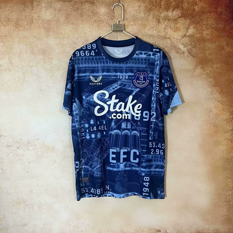2025-26 Special Edition Everton Royal Blue Thailand Soccer Jersey AAA-2483
