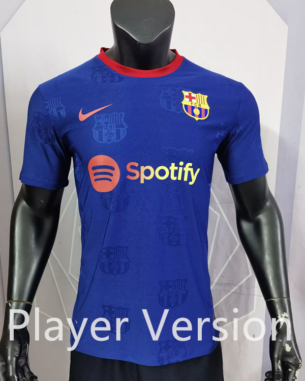 Player Version 2025-2026 Special Edition Barcelona Blue Thailand Soccer Jersey AAA-9609
