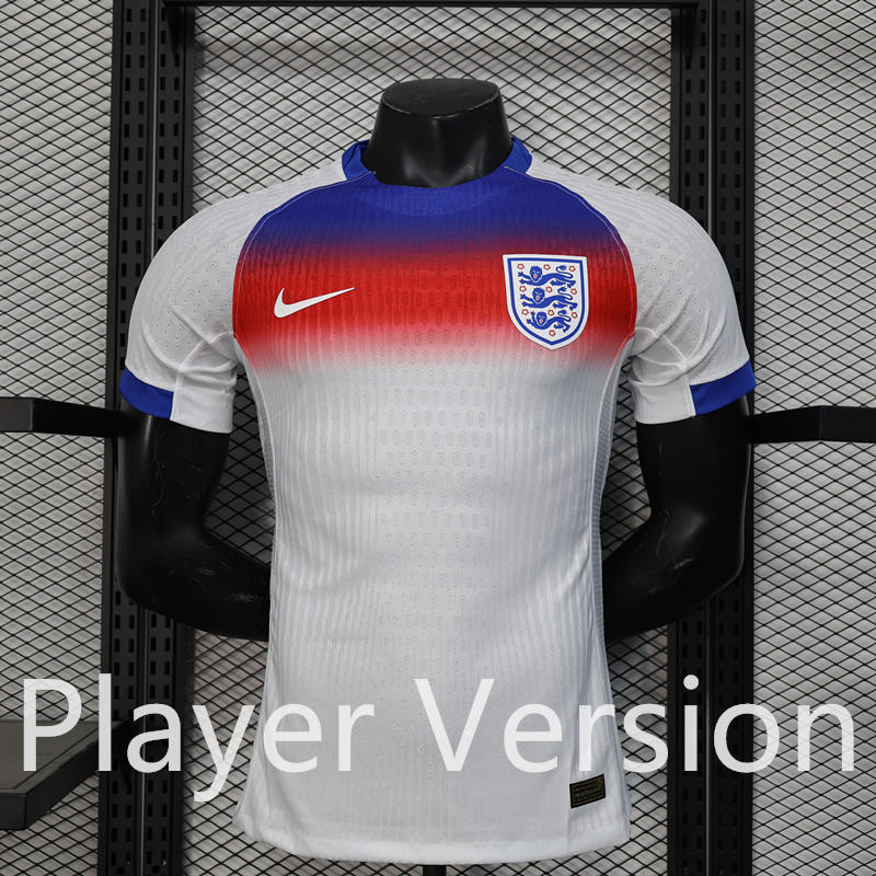 Player Version 2025-26 England Home White Thailand Soccer Jersey AAA-888