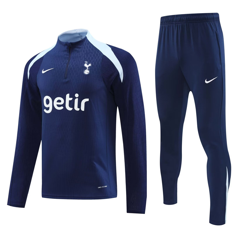 Player Version 2024-2025 Tottenham Hotspur Royal Blue Thailand Soccer Tracksuit-4627