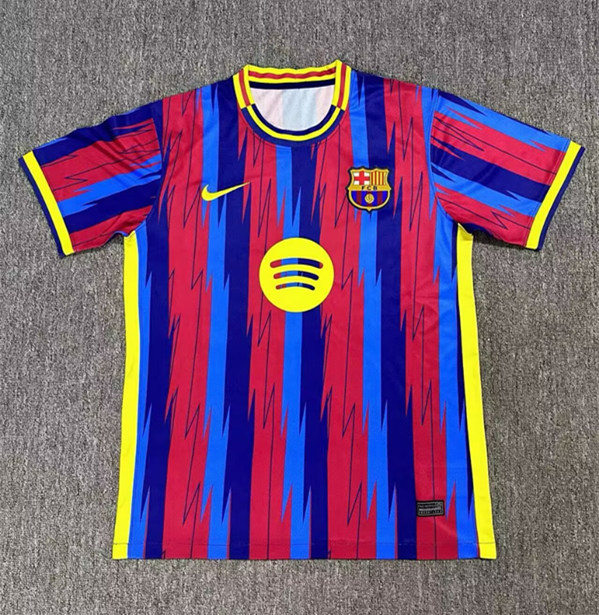 (S-4XL) 2024-2025 Special Version Barcelona Red&Blue Thailand Soccer Jersey AAA-2386