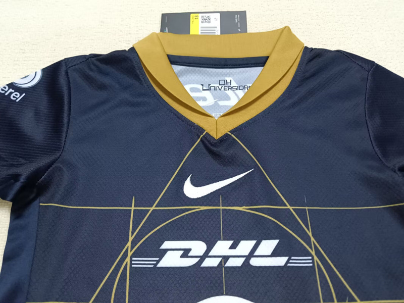 2024-2025 Pumas UNAM Away Royal Blue Kids/Youth Soccer Uniform-507