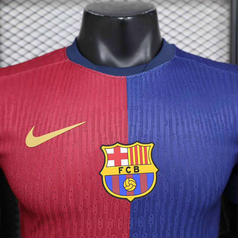 Player Version 2024-2025 Without Sponsor Barcelona Red&Blue Thailand Soccer Jersey AAA-888
