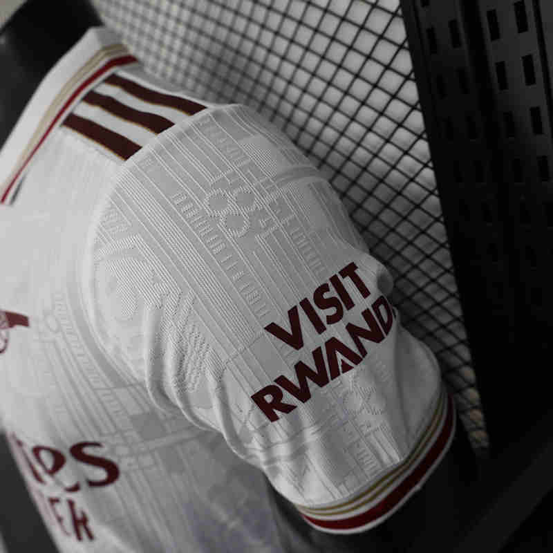 Player Version 2025-2026 Arsenal 2nd Away White Thailand Soccer Jersey AAA-888