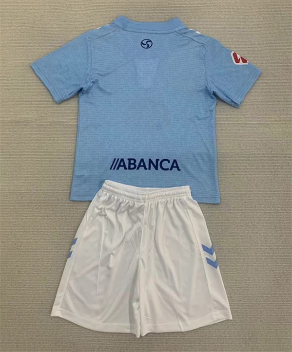 2024-2025 Celta de Vigo Home Light Blue Kids/Youth Soccer Unifrom-AY