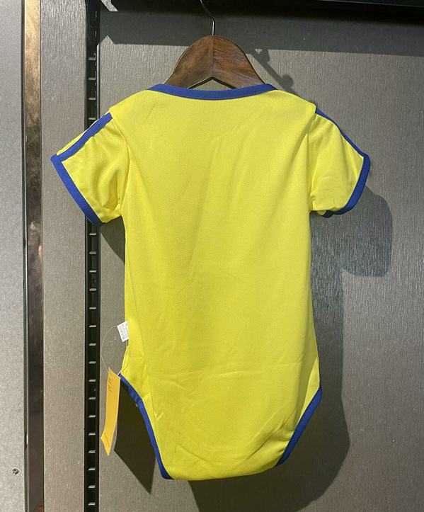 2024-2025 Al-Nassr FC Home Yellow Baby Soccer Uniform