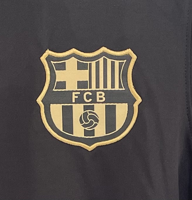 Retro Version 20-21 Barcelona Away Black Thailand Soccer Jersey AAA-811