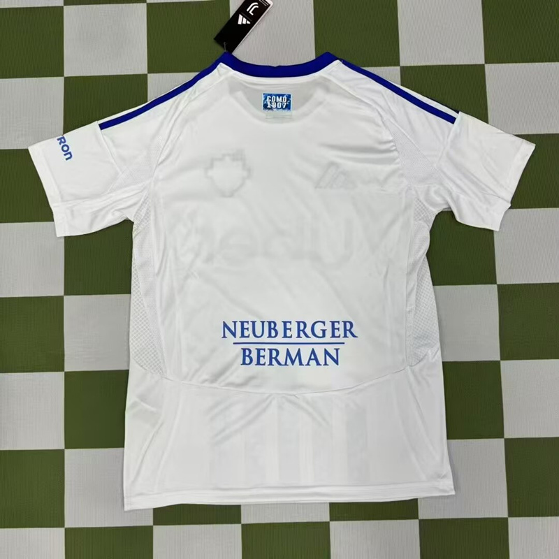 2024-2025 Como Away White Thailand Soccer Jersey AAA-7209