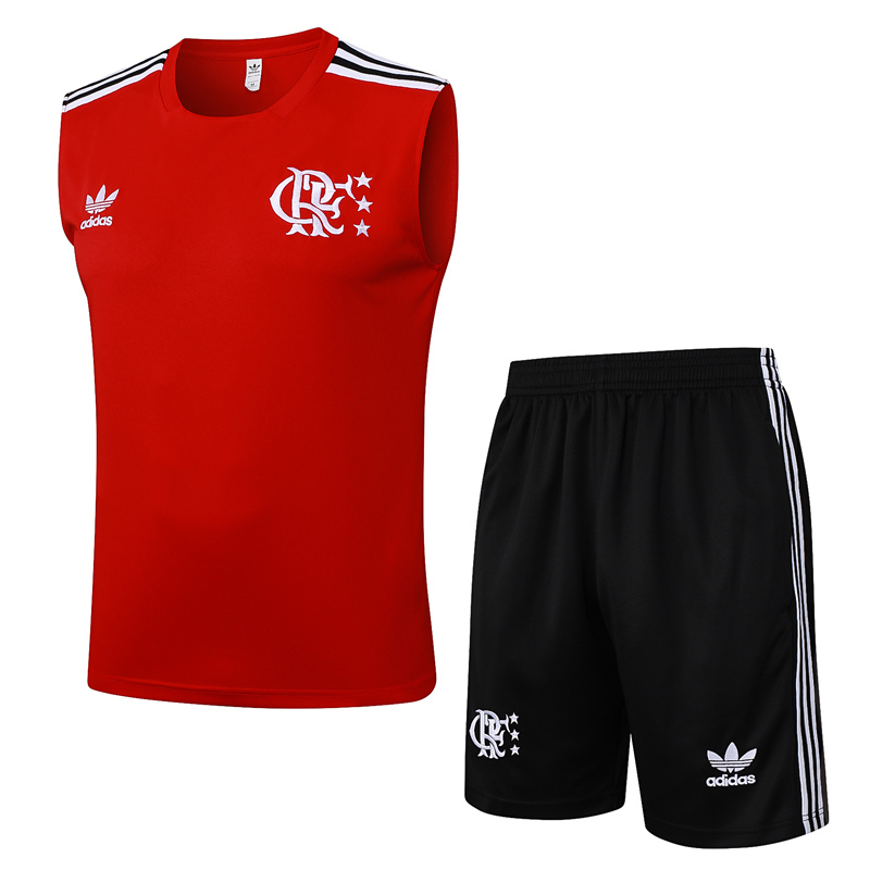 2025-2026 Flamengo Red Vest-sleeved Thailand Soccer Tracksuit-815