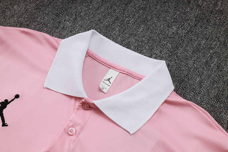2024-2025 Jordan Paris SG Pink Thailand Polo Shirt-815