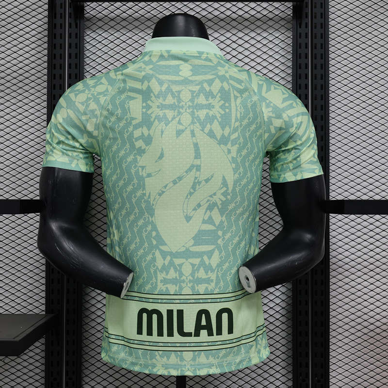 Player Version 2024-2025 Special Version AC Milan Green Thailand Soccer Jersey AAA-888