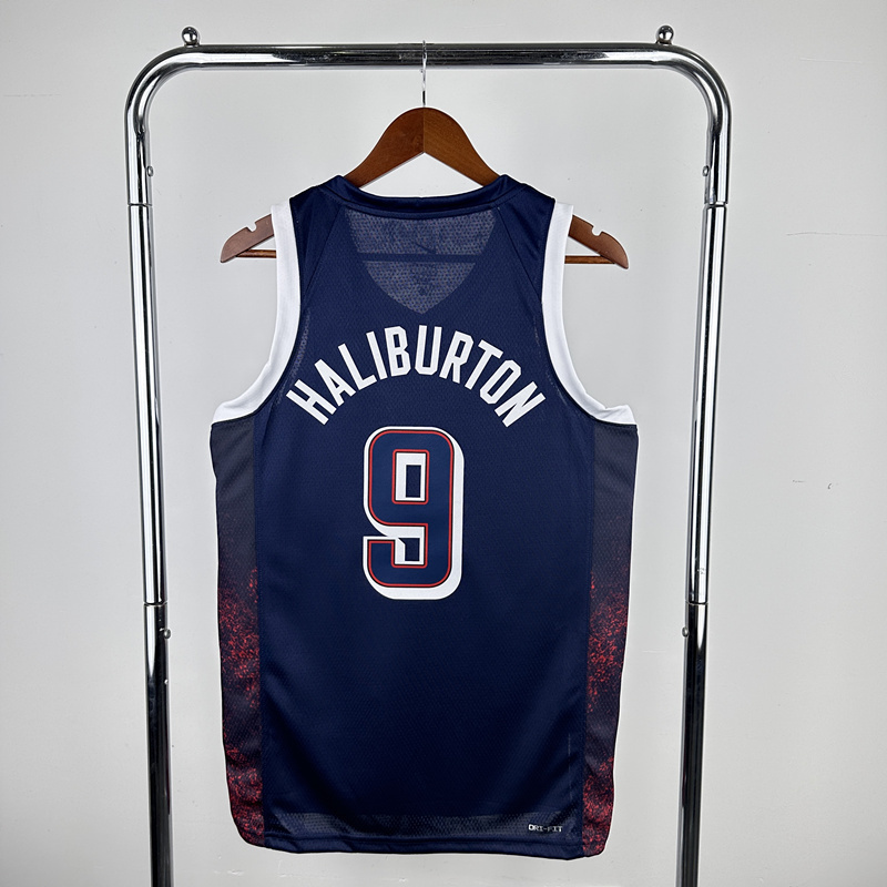 2024 Olympics USA Navy Blue #9 NBA Jersey-311