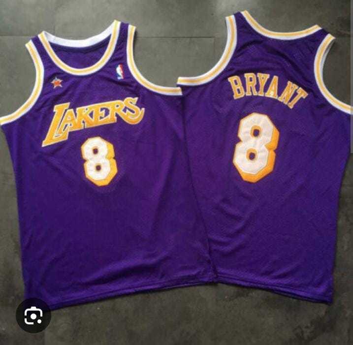 Honor Edition Kobe 98 All Stars Purple #8 NBA Jersey