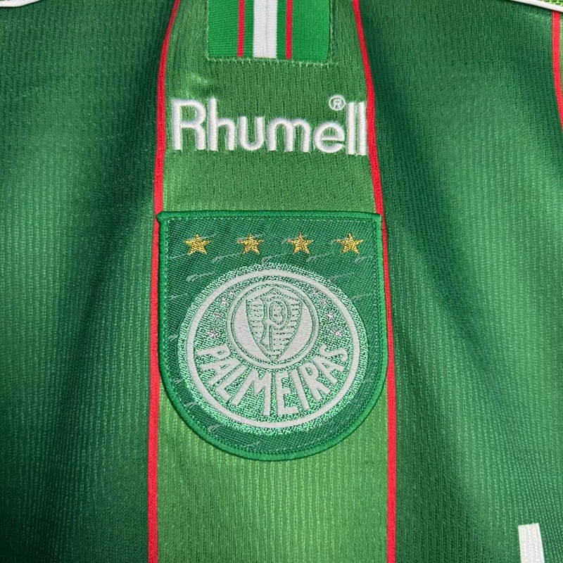 Retro Version 1999 Copa Libertadores Champion SE Palmeiras Green Thailand Soccer Jersey AAA-811
