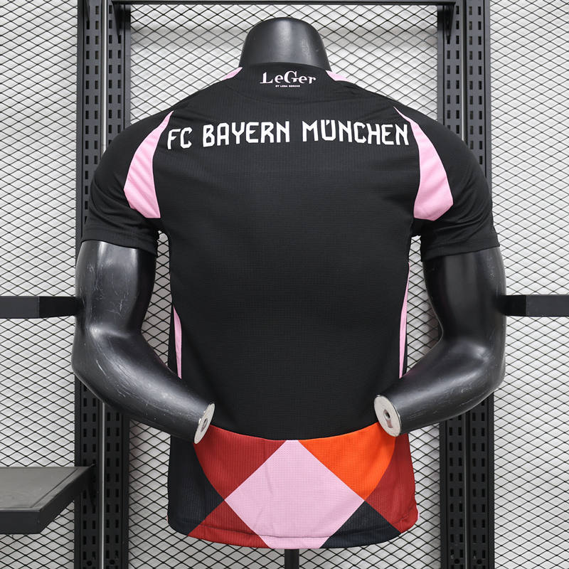 Player Version 2024-2025 Bayern München Red&Pink Training Soccer Jersey AAA-888