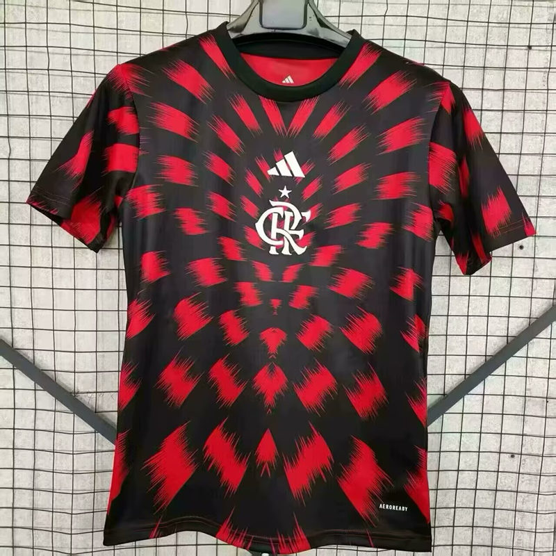 25-26 Flamengo Black&Red Thailand Soccer Training AAA-2483