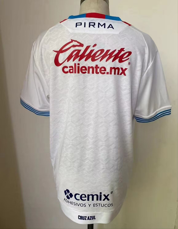 (S-3XL) 2024-2025 Cruz Azul Away White Thailand Soccer Jersey AAA-912